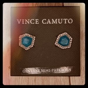 Vince Camuto elegant turquoise stud earrings
